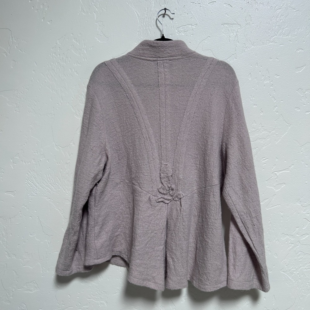 Cynthia Rowley Wool Oversized Cardigan Sweater Womens M L Lagenlook Art to Wear - Picture 7 of 13